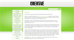 Desktop Screenshot of creativewriting.ie